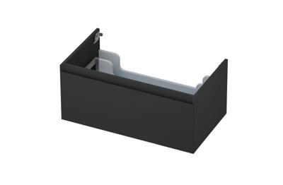 Onderkast INK 1 lade greeploos gelakt 45gr 80 cm x 45 cm x 35 cm Mat antraciet 1240171