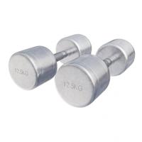 Dumbellset 25 kg (2 x 12,5 kg) Chroom - thumbnail