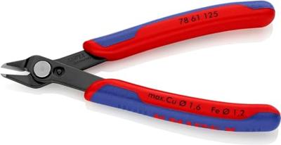 Knipex Electronic Super Knips® | 125 mm Lengte | Meer-Componentengrepen | Gebruineerd - 78 61 125 SB Knipex Electronic Super Knips® | 125 mm Lengte | Meer-Componentengrepen | Gebruineerd - 78 61 125 SB
