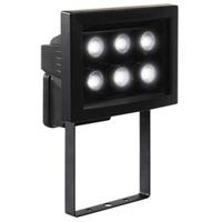 Ranex xq-1011 zwarte aluminium led (6x) buitenlamp - thumbnail