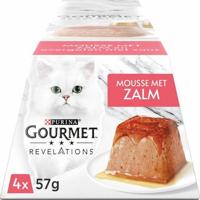 Purina Gourmet Revelations mousse met zalm nat kattenvoer (57 gr) 3 trays (12 x 57 g) - thumbnail