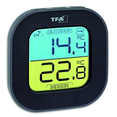 TFA Dostmann FUN Draadloze thermometer Zwart - thumbnail