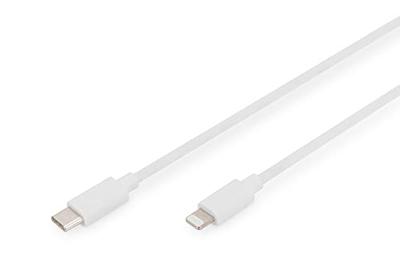 Digitus Mobiele telefoon, Apple iPad/iPhone/iPod, Laptop Laadkabel [1x USB - 1x Lightning] 2 m