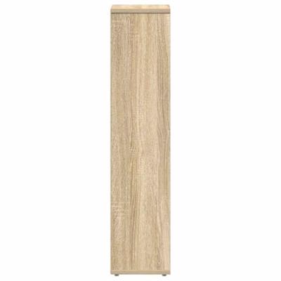 Badkamerkast met rolhouder 20,5x20x90 cm sonoma eikenkleurig Badkamerkast met rolhouder 20,5x20x90 cm sonoma eikenkleurig