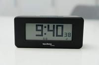 WT295 radiogestuurde wekker met instelbare negatieve weergave, 2 alarmen, automatisch nachtlampje, datum- en temperatuurweergave, snooze-functie (snooze) - thumbnail