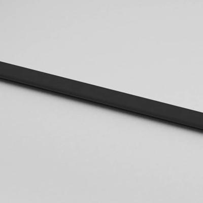 Schuifdeur met beslagset 76x205 cm ESG glas zwart