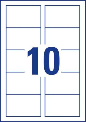 Avery-Zweckform C32026-25 Bedrukbare visitekaarten, gladde kant 85 x 54 mm Ultra-wit 250 stuk(s) Papierformaat: DIN A4 Avery-Zweckform C32026-25 Bedrukbare visitekaarten, gladde kant 85 x 54 mm Ultra-wit 250 stuk(s) Papierformaat: DIN A4