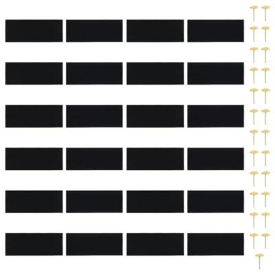 VidaXL Insectendeurgordijnen 2 st magnetisch 220x130 cm zwart