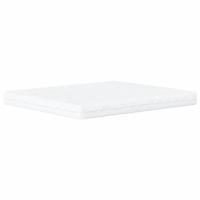 Bed met matras kunstleer grijs 160x200 cm - thumbnail