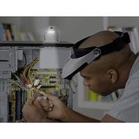 TOOLCRAFT TO-5137806 Hoofdbandloep Met LED-verlichting Vergrotingsfactor: 1.0 x, 1.5 x, 2.0 x, 2.5 x, 3.5 x Lensgrootte: (l x b) 107 mm x 48 mm Wit, Zwart - thumbnail