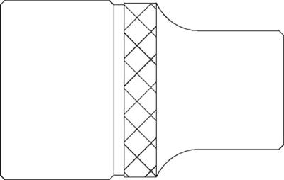 Dop 1/4", 6-kant 6mm 21506