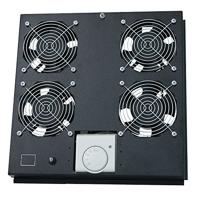LogiLink FAW102B 19 inch 2 x Ventilator voor patchkast Zwart - thumbnail