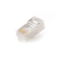 Afgeschermde modulaire RJ45 stekker, 8P8C, 100 stuks - thumbnail