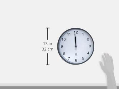 TFA Dostmann 60.3511.10 Wandklok Zendergestuurd 302 mm x 40 mm Antraciet