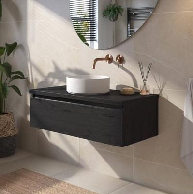 Ben Lavion 2-gats inbouw wastafelkraan afdekset geborsteld koper pvd