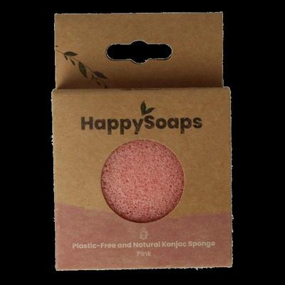 Happysoaps Konjac spons gevoelige huid 1 Stuks Happysoaps Konjac spons gevoelige huid 1 Stuks