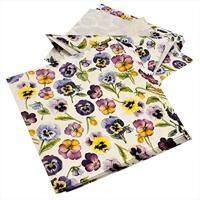 Ambiente Servetten 33x33 cm Pansy all over Voorjaar Lente - thumbnail