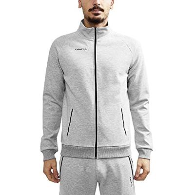 Craft 1910621 Core Soul Full Zip Jacket Men - Grey Melange - 3XL