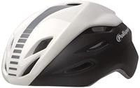 Pol Isport helm aero road mat wit/glans wit/grijs l 58-61cm - thumbnail