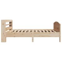 Bedframe zonder matras massief grenenhout 75x190 cm - thumbnail