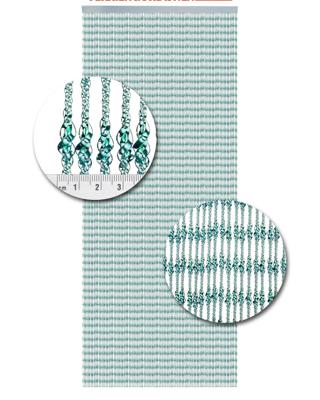 Vliegengordijn Kunststof Pisa Zee Groen - 92cm x 210cm