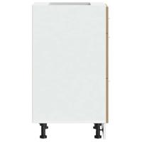 Onderkast Lyon 40x46x81,5 cm bewerkt hout artisanaal eikenkleur - thumbnail