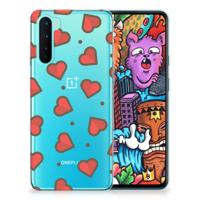OnePlus Nord TPU bumper Hearts - thumbnail