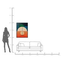 Kare Schilderij met Lijst Sunrise 75x100cm - thumbnail