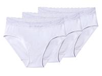 esmara Set van 3 dames onderbroeken (Wit, L (44/46)) - thumbnail