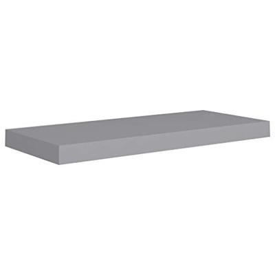VidaXL Wandschap zwevend 60x23,5x3,8 cm mdf grijs VidaXL Wandschap zwevend 60x23,5x3,8 cm mdf grijs