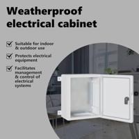 VidaXL Bedieningskast grijs 47 x 20 x 60 cm abs kunststof - thumbnail