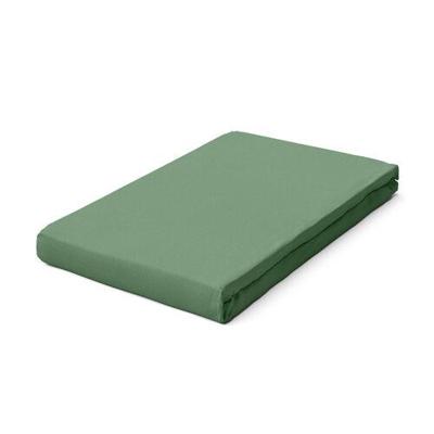 Schlafgut Schlafgut Pure Jersey Hoeslaken M - 120x200 - 130x220 665 Green Mid