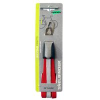 Widek triobinder 24 zilver rood - thumbnail