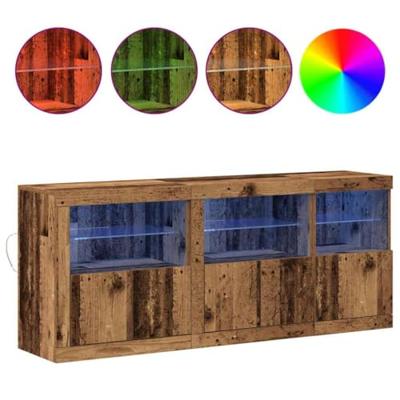 Dressoir Oud hout 162 x 37 x 67 cm Bewerkt hout