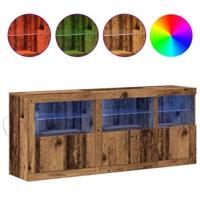 Dressoir Oud hout 162 x 37 x 67 cm Bewerkt hout - thumbnail