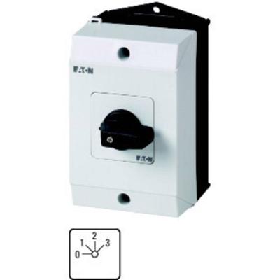 Eaton T0-3-15131/I1 Trapschakelaar Met schild 20 690 V 1 x 45 ° Zwart 1 stuk(s) Single