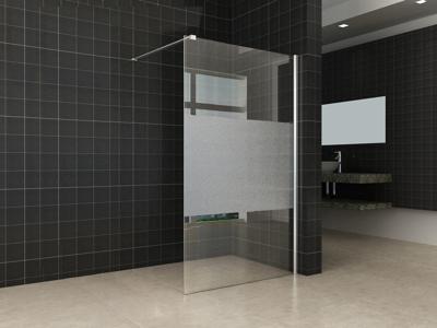 Wiesbaden inloopdouche + muurprof.1100x2000 10mm NANO ged.matglas