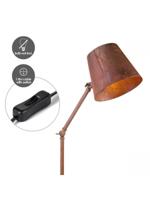 Besselink licht F592055-00 tafellamp E27 LED Bruin - thumbnail