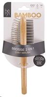 Hery labo borstel 2 in 1 bamboe - thumbnail