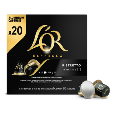 L&apos;OR Espresso Espresso Ristretto - 20 koffiecups
