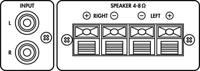 Monacor SA-200 Stereoversterker 2 x 100 W - thumbnail