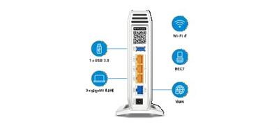 AVM FRITZ!Box 4060 Mesh router Wit - thumbnail