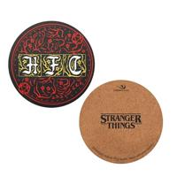 Stranger Things Coaster 4-Pack Hellfire Club - thumbnail