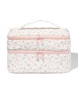 HEMA Beautycase 25x17cm bloemen - thumbnail