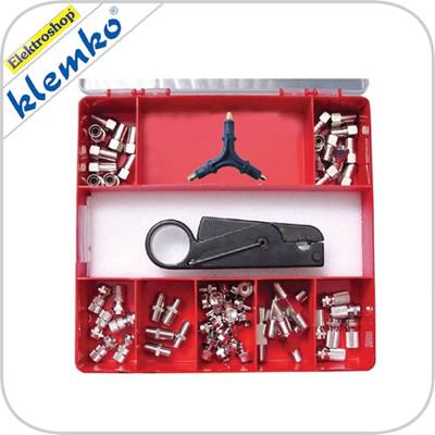 Assortiment F-Connectoren met Audio- en Videoaansluitingen +