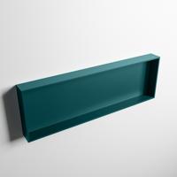MONDIAZ EASY Nis 89,5x29,5cm in solid surface kleur Smag | Smag. 1 vak geschikt voor in- of opbouw - thumbnail