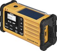 Sangean Survivor DAB Outdoorradio DAB+, VHF (FM) Noodradio Acculaadfunctie, Zaklamp, Oplaadbaar, Handslinger, Zonnepaneel Geel - thumbnail