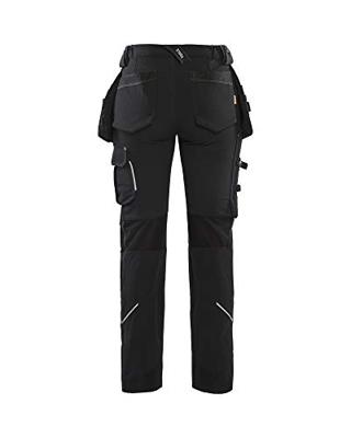 Blåkläder Dames 4-weg stretch werkbroek 71981644 | Zwart | Maat 46 - 7330509729328