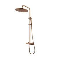 Opbouw Thermostatische Regendoucheset BWS Cemal Geborsteld Brons Koper - thumbnail
