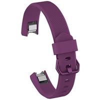 FitBit Alta HR siliconen bandje met gesp - Maat: Large - Donkerpaars - thumbnail